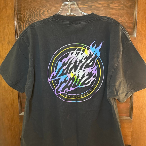 Lot of 3 Men’s XL Santa Cruz Skate Tee Shirts Black & Purple - Picture 8 of 10